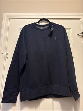 Ralph Lauren Dark Blue Long Sleeve Crewneck Sweatshirt